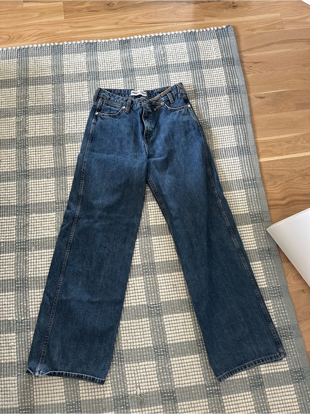 Staud + Wrangler limited edition straight cut women’s denim Jeans